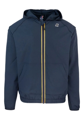 K-Way logo-patch jacket - Blue