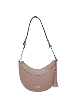 LIU JO tassel leather crossbody bag - Neutrals