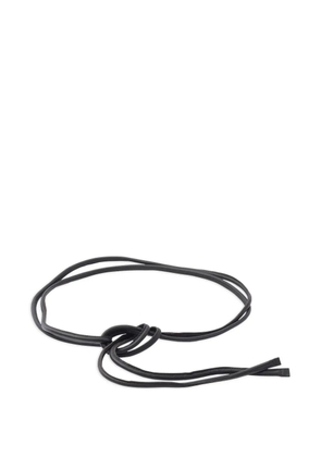 FURLING BY GIANI knotted lambskin belt - Brown