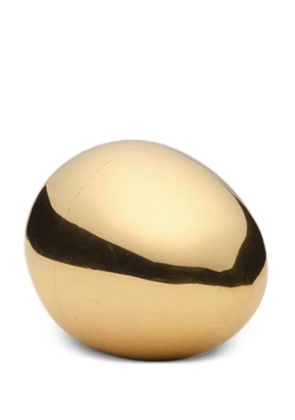 Fourth Street polished egg paperweight - Gold