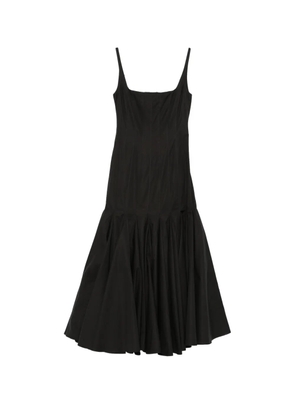 Jacquemus La Agave pleated midi dress - Black