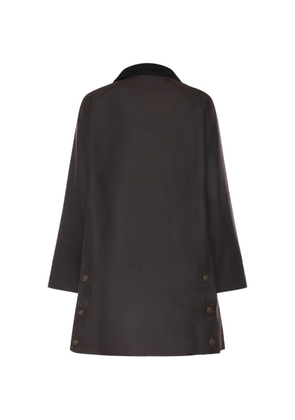 Barbour single-breasted coat - Brown