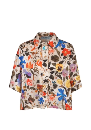 Gloria Coelho Elisabetana floral-print shirt - Neutrals