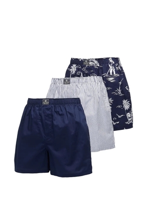 Polo Ralph Lauren logo-detail boxers (pack of three) - Blue