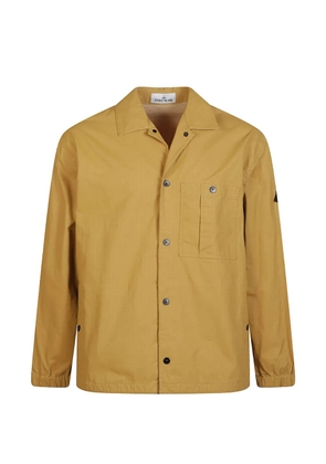 Stone Island button-fastening shirt - Yellow