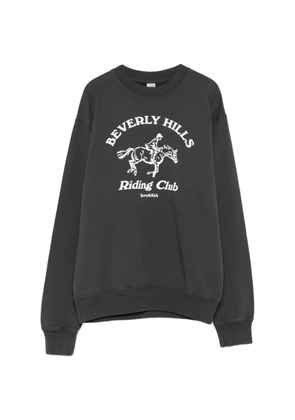 Sporty & Rich horse-print sweatshirt - Black