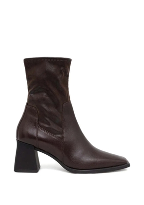 VAGABOND HEDDA square-toe ankle boots - Brown
