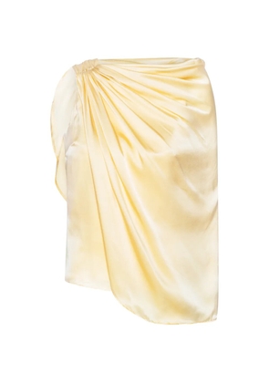 ROTATE BIRGER CHRISTENSEN cape-detail blouse - Yellow