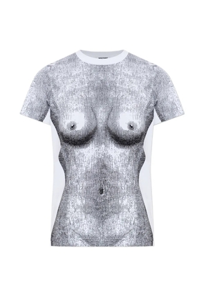 Moschino print T-shirt - White