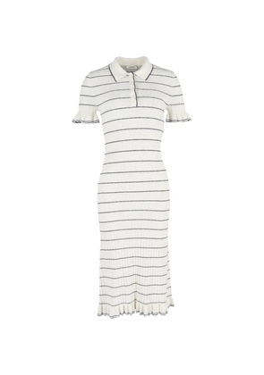 SANDRO striped maxi dress - Neutrals