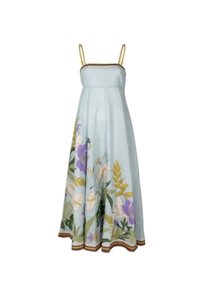 ALEMAIS Alfie floral-print midi dress - Blue