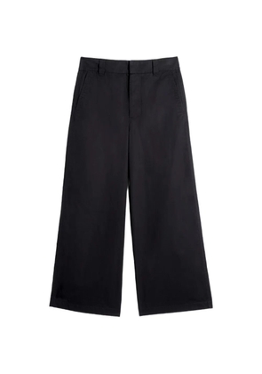 LEMAIRE straight high-waisted trousers - Black
