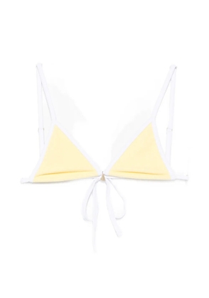 FAE SWIM Lumi bikini top - Yellow
