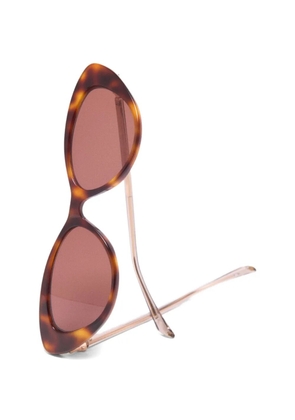 Maje cat-eye frame sunglasses - Brown