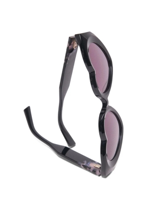 Maje heart-shaped sunglasses - Black