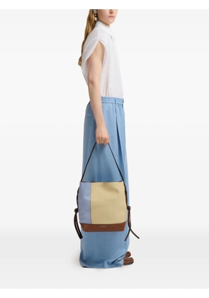 Marni small Pod 2.0 leather tote bag - Neutrals