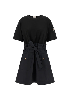 Moncler belted mini dress - Black