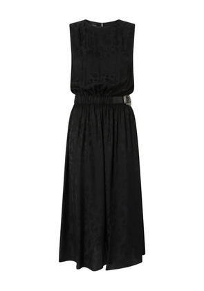 PINKO belted-waist sleeveless dress - Black