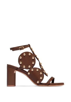 Bernardo New Moon studded heeled sandals - Brown