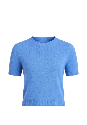Guest In Residence patterned knit top - Blue