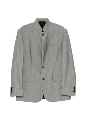 Lanvin mandarin-collar long-sleeve blazer - Grey