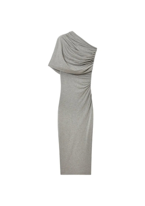 Stella McCartney draped one-shoulder dress - Grey