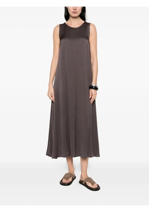 Marella A-line midi shift dress - Brown