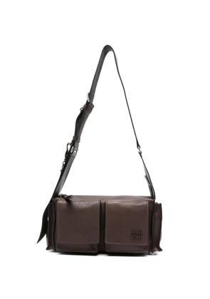 Miu Miu multi-pockets crossbody bag - Brown