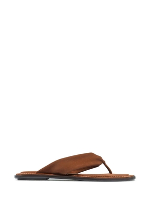 Bernardo knotted leather sandals - Brown