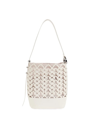 Kate Spade Halo woven-leather bucket bag - Neutrals