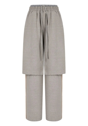 TOMBOY layered skirt trousers - Grey