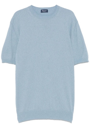 Drumohr textured T-shirt - Blue
