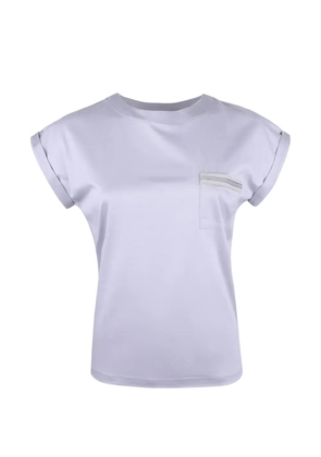 Eleventy cuffed pocket T-shirt - Grey