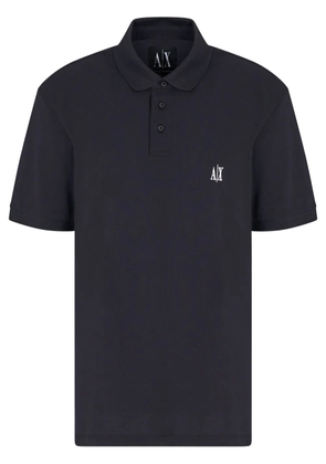 Armani Exchange cotton polo shirt - Blue