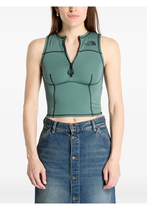 The North Face zip-fastening tank - Green