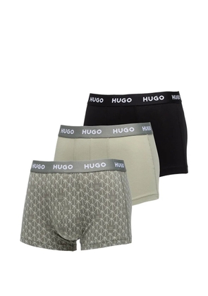 HUGO logo boxer briefs (set of three) - Green