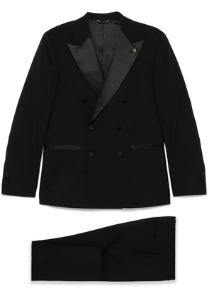 Manuel Ritz satin-trim suit - Black
