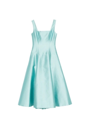 Fely Campo square-neck midi dress - Blue