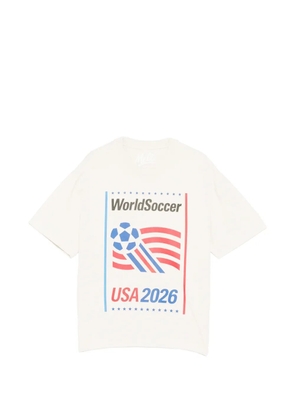 Melt graphic T-shirt - Neutrals