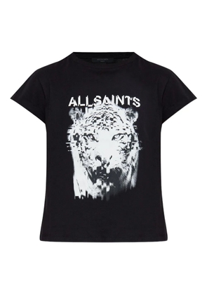 AllSaints Static Anna graphic-print top - Black