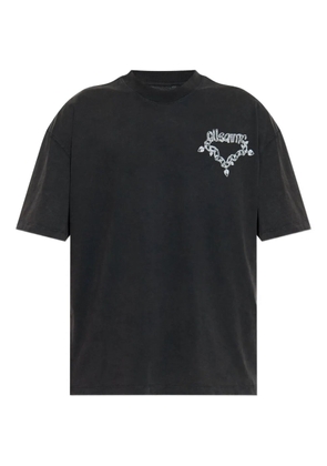 AllSaints drip chain print t-shirt - Black