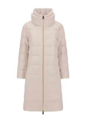 Herno high-neck quilted coat - Neutrals