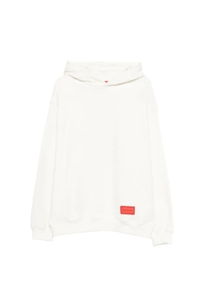 Vision Of Super logo-patch hoodie - White