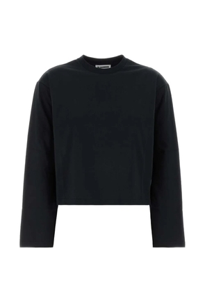 Jil Sander long-sleeve cropped T-shirt - Black