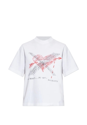 AllSaints Heartache Lisa T-shirt - White