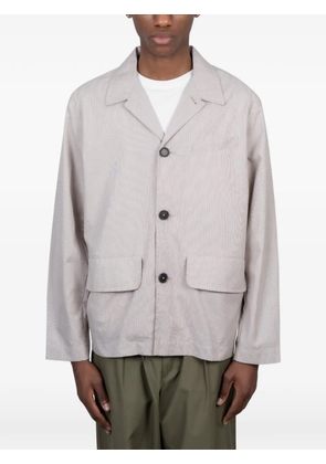 Universal Works Franck buttoned cotton jacket - Neutrals