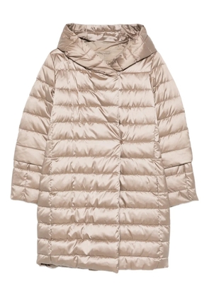 Max Mara Novef hooded coat - Brown