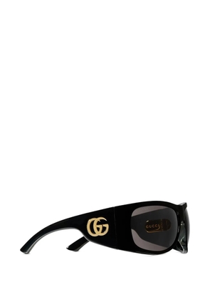 Gucci Eyewear logo-plaque sunglasses - Black