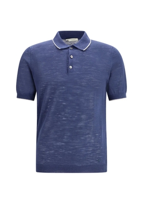 BROOKSFIELD button collar polo - Blue