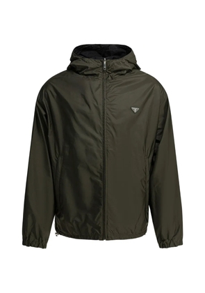 Prada logo-plaque jacket - Green